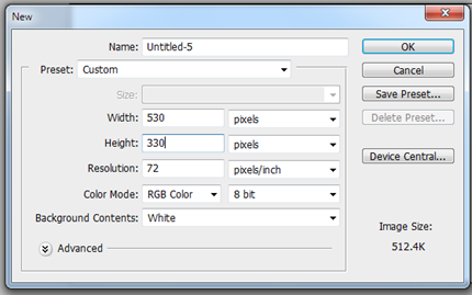 image size