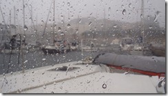 Aber auch das gehrt dazu: Unerwartet viel Regen Anfangs November in Cartagena