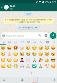  Anda kini sanggup mengirim stiker ke pengguna WhatsApp lainnya Teknik Mengirim Stiker Di WhatsApp