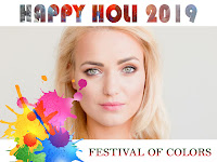 holi ke wallpaper, होली के वॉलपेपर, a charming lady wallpaper on holi festival with lots of colours.