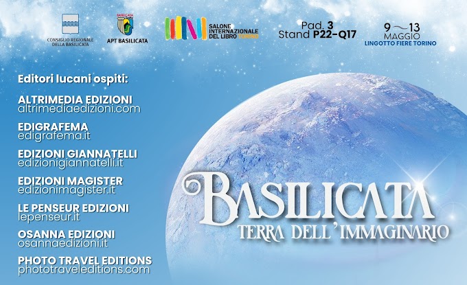 La Basilicata al Salone del Libro di Torino dal 9 al 13 maggio