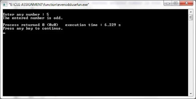 A program to check whether entered number is even or odd using functions,c programming language,2021,basic codes,input output code