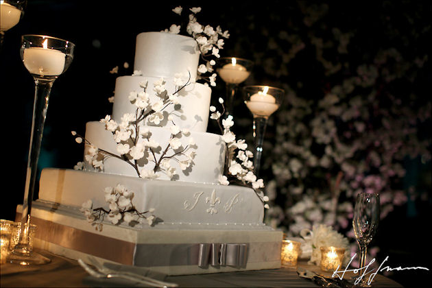 This wedding is dripping in elegance The silver and grey palate enhanced by