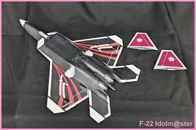 F-22 Raptor Idolm@ster au 1/48.