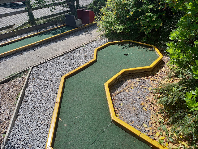 Crazy Golf at the Lake District Coast Aquarium in Maryport