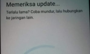 Memeriksa update terlalu lama