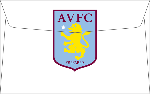 Aston Villa Envelope