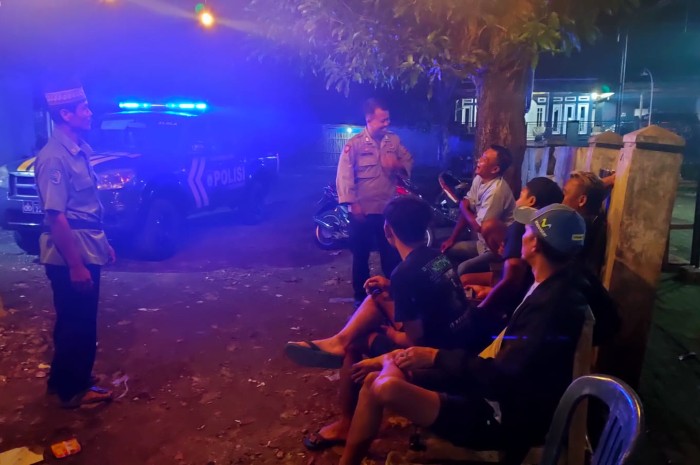 Polsek Pasawahan Ciptakan Keamanan Wilayah dengan Patroli Blue Light