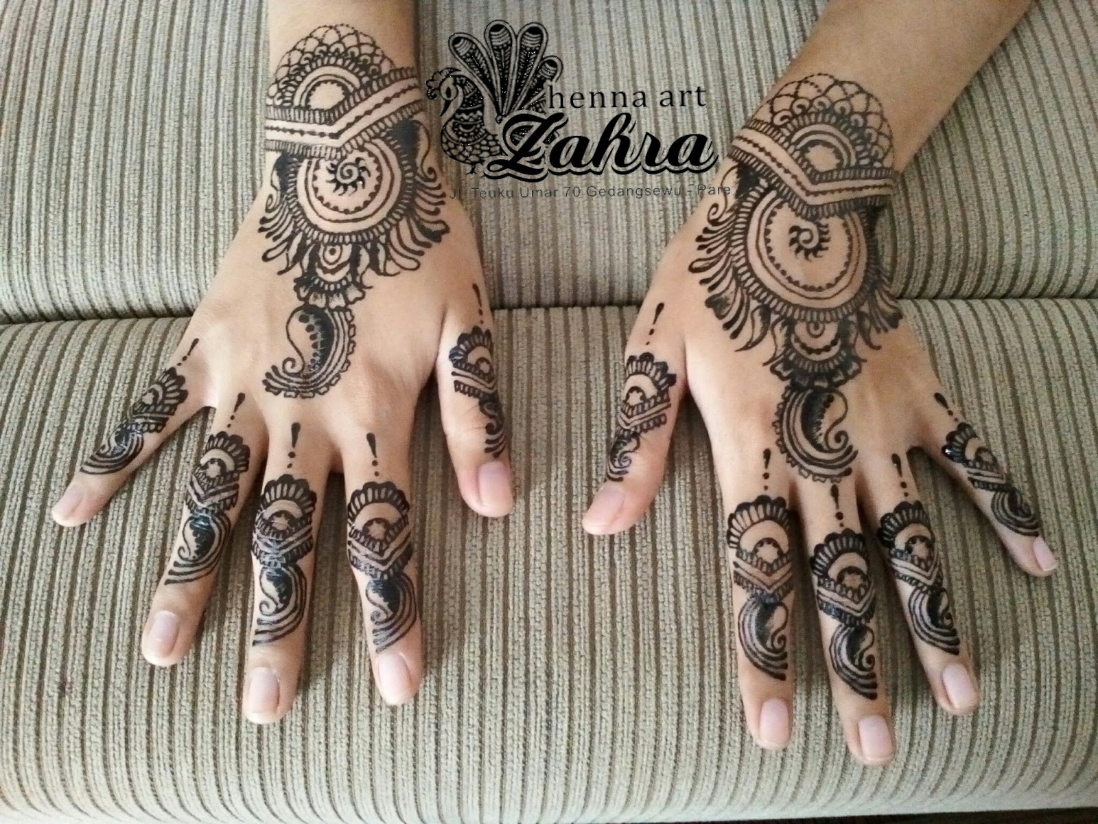 Zahra Henna Art Pare Kediri Desain Henna Yang Unik Paling Diminati