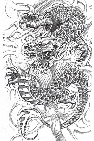 Japanese Chinese Dragons