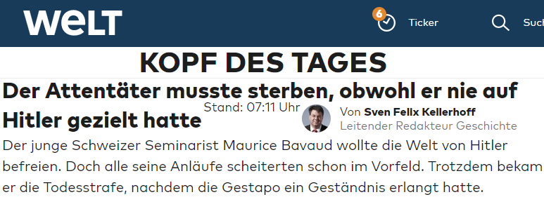 Der Attentäter musste sterben, obwohl er nie auf Hitler gezielt hatte - Trotzdem bekam er die Todesstrafe, nachdem die Gestapo ein Geständnis erlangt hatte.