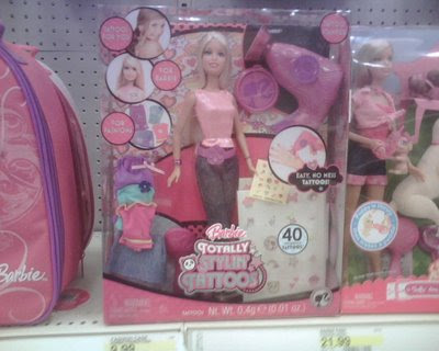 Totally Stylin Tattoo Barbie (Another shot in the comments) Totally Stylin Tattoo Barbie (Another shot in the comments)