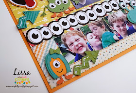 Funny Face layout by Lissa for Miss Kate Cuttables