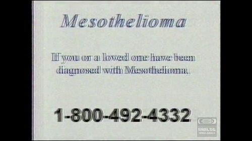 entire mesothelioma commercial script