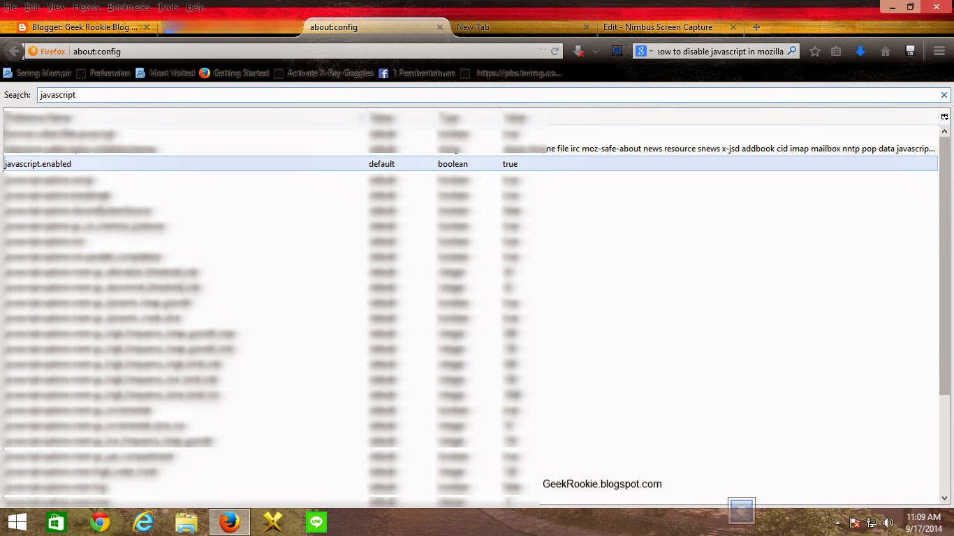 Mematikan Javascript pada Firefox Menonaktifkan Javascript pada Firefox