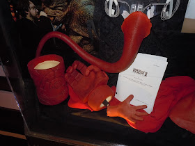 Hellboy animatronic tail and hands