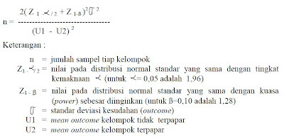 Rumus Sampel Case Control dan Kohort 2