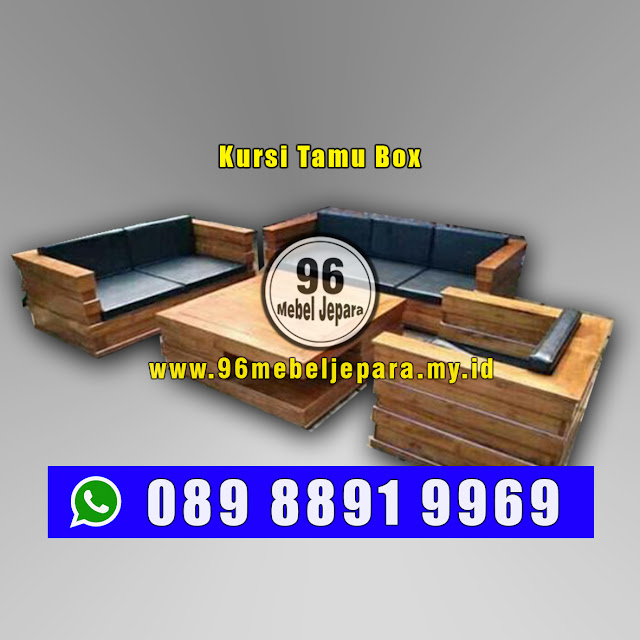 Kursi Box,Kayu Jati Minimalis,Kota Bandung