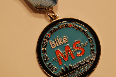 Medal awarded to participants in the MS150.