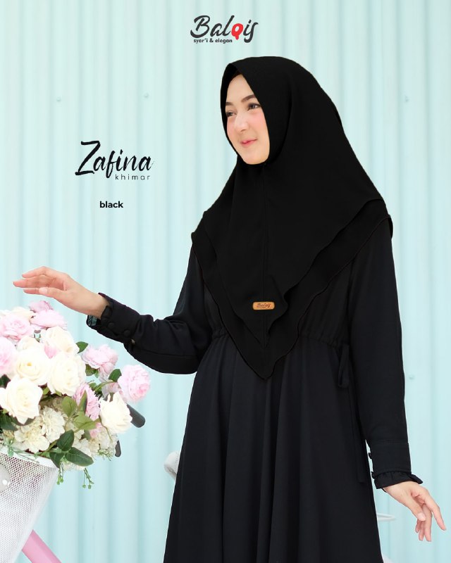 Zafina Khimar Black