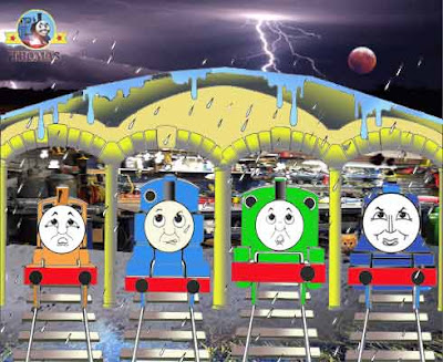 1b Play trainline free spot the difference games online for kids with Percy and Gordon tank engine