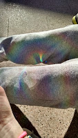 ARCOIRIS REFLEJADO EN UNA MEDIA