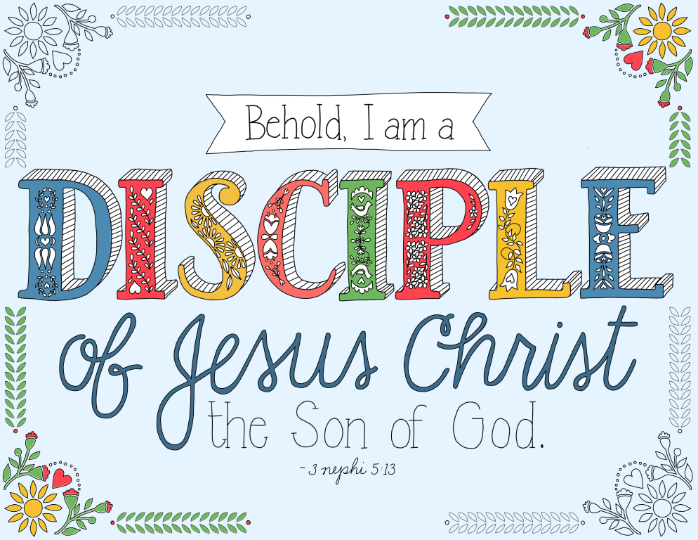 I Am A Disciple Too Coloring Pages 1