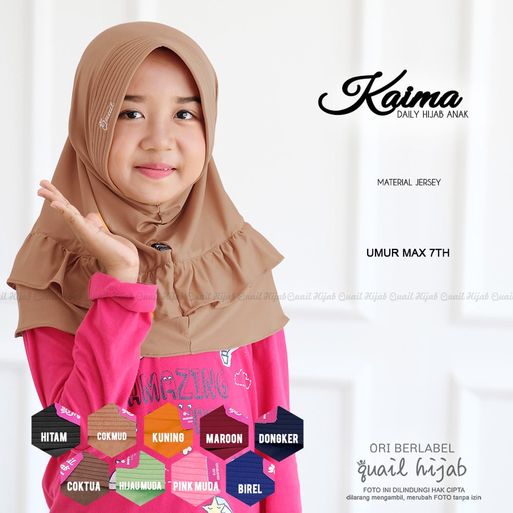 Kaima Ori Quail Hijab Reseller Hijab Solo