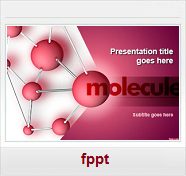 Modèles PPT gratuits Médecine Molecule Santé chemical PPT Template