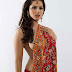 sunny leone in red saree