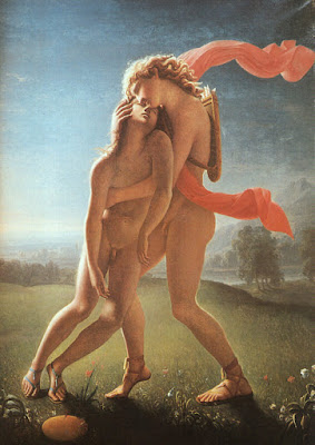 A Morte de Jacinto (1801) nos braços de Apolo, por Jean Broc