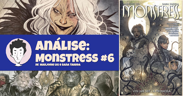 Monstress #6: A Promessa, de Marjorie Liu e Sana Takeda - Saída de Emergência