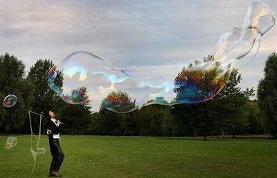 giant soap bubbles