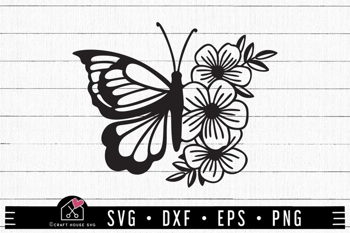 Free Free 177 Flower Butterfly Svg Free SVG PNG EPS DXF File