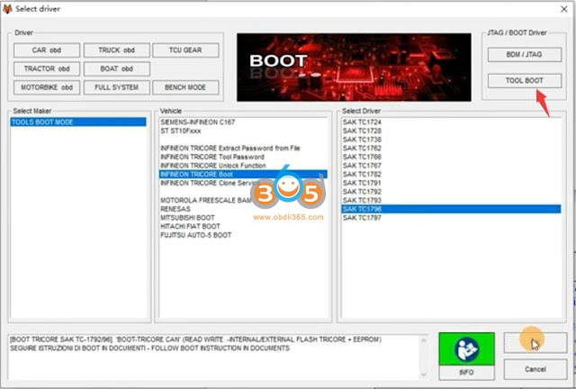 KT200 Read and Write BMW MSV90 in Boot 8