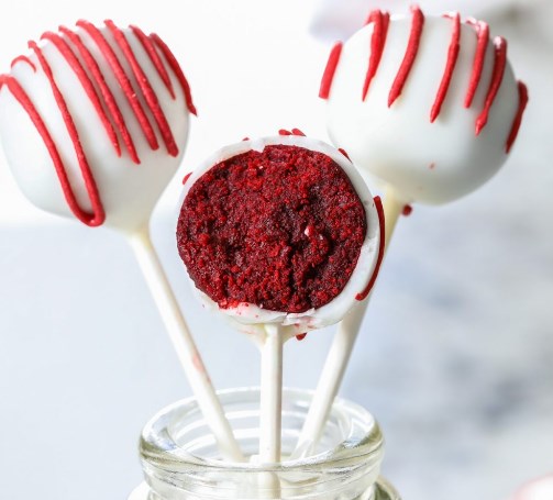 Red Velvet Cake Pops Recipe #desserts #partyrecipe