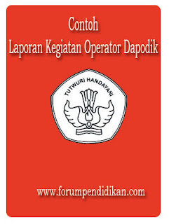 Contoh Laporan Operator Dapodik