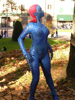 Mystique Nude Cosplay Photos