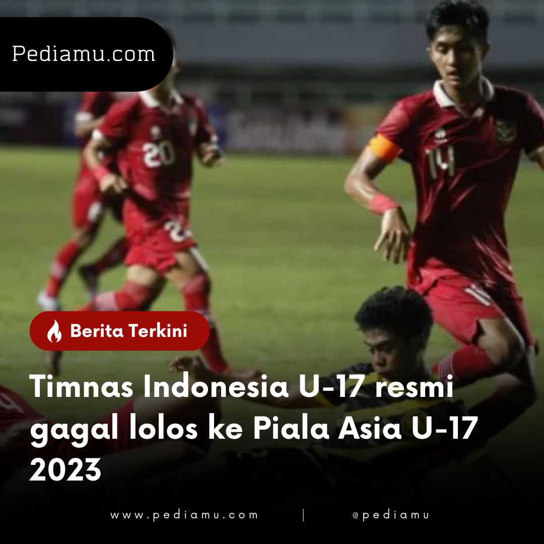 Timnas Indonesia U-17 resmi gagal lolos ke Piala Asia U-17 2023