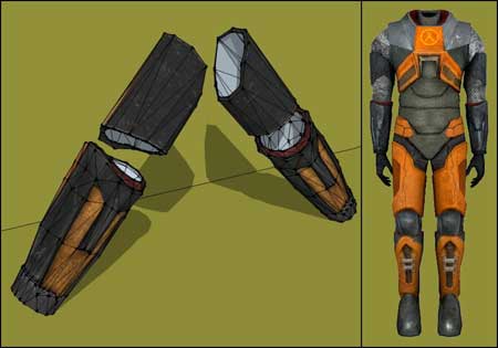 Half Life 2 HEV Arm Guard Papercraft