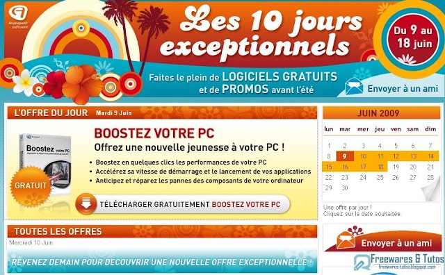 Offre promotionnelle : les 10 jours exceptionnels d'Avanquest