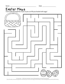 The Puzzle Den - Easy Easter Maze