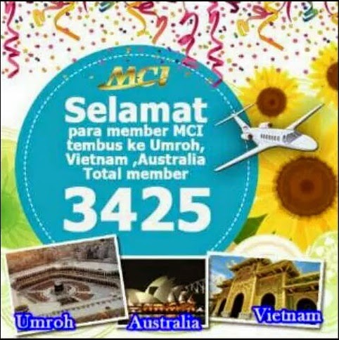 Pemenang Reward Nano Spray MCI Umroh, Australia dan Vietnam