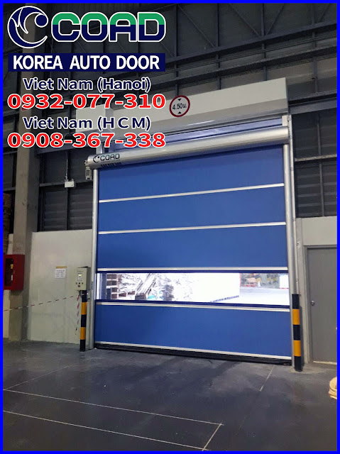 Cửa cuốn tốc độ cao, cửa đóng mở nhanh, cửa cuốn nhanh, high speed door, COAD,