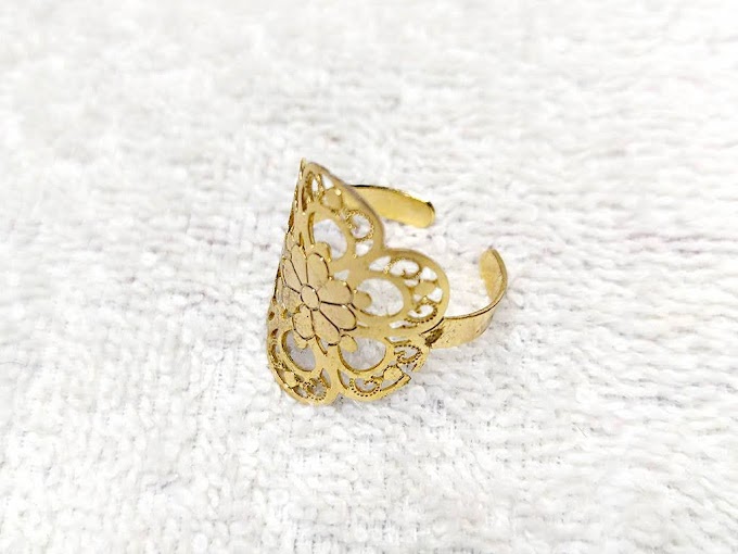 Anel  banhado a ouro 18k: De <s>R$ 33,00</s> por R$ ??