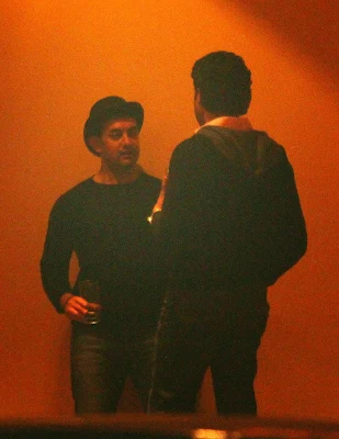 Amir, Abhishek, Sachin and Others at Dhoom 3 Movie Special screening