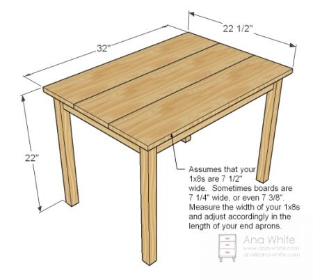 plans wood desk