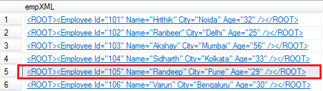 Update XML node value with new value in table in sql server