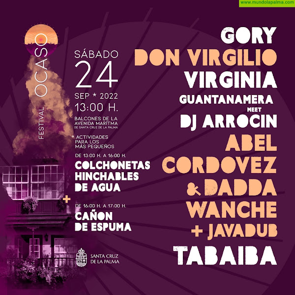 Santa Cruz de La Palma despide el verano con el Festival Ocaso