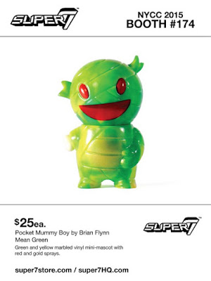 New York Comic Con 2015 Exclusive “Mean Green” Pocket Mummy Boy Vinyl Figure by Super7